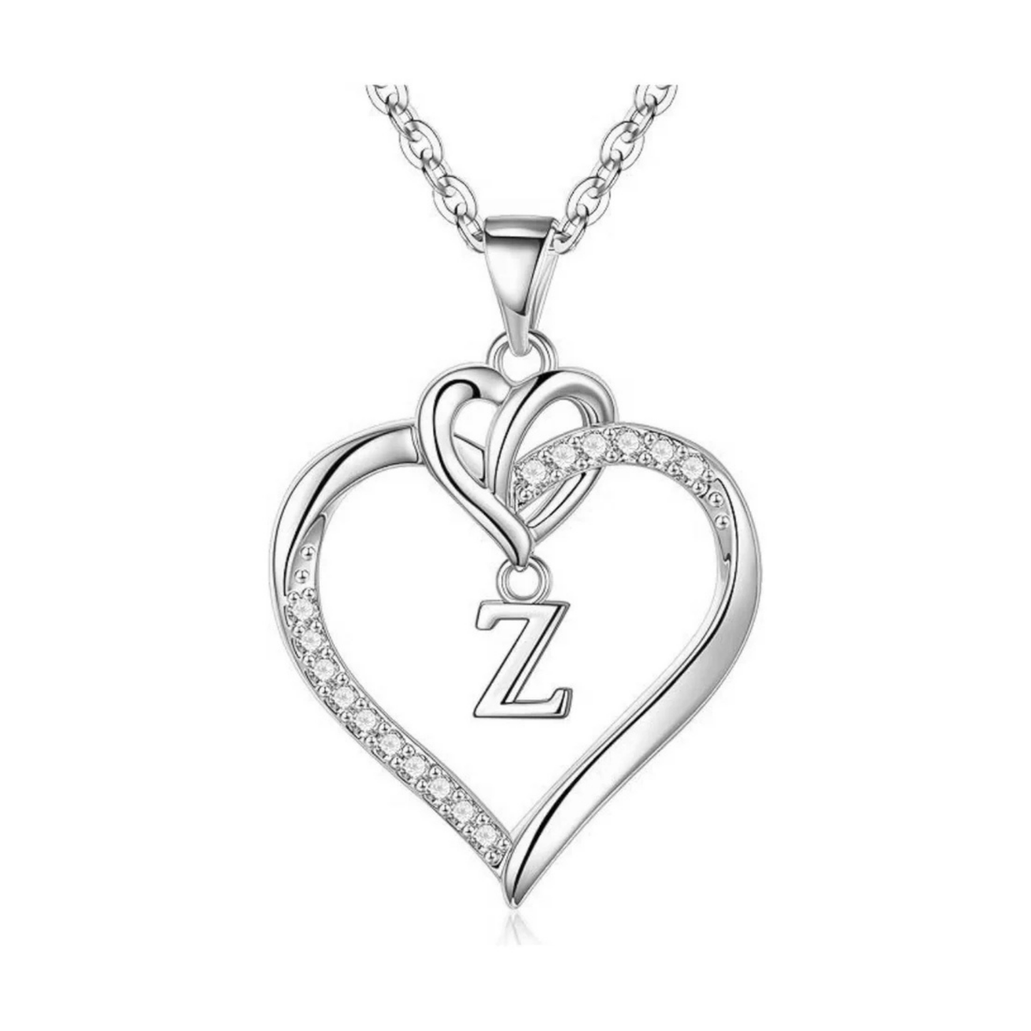 Naszyjnik z literą "Love"