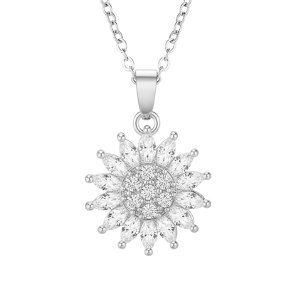 Obracający się naszyjnik "Słonecznik"