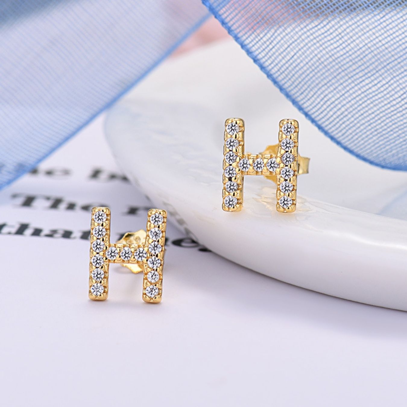 Kolczyki Initial "Identity"