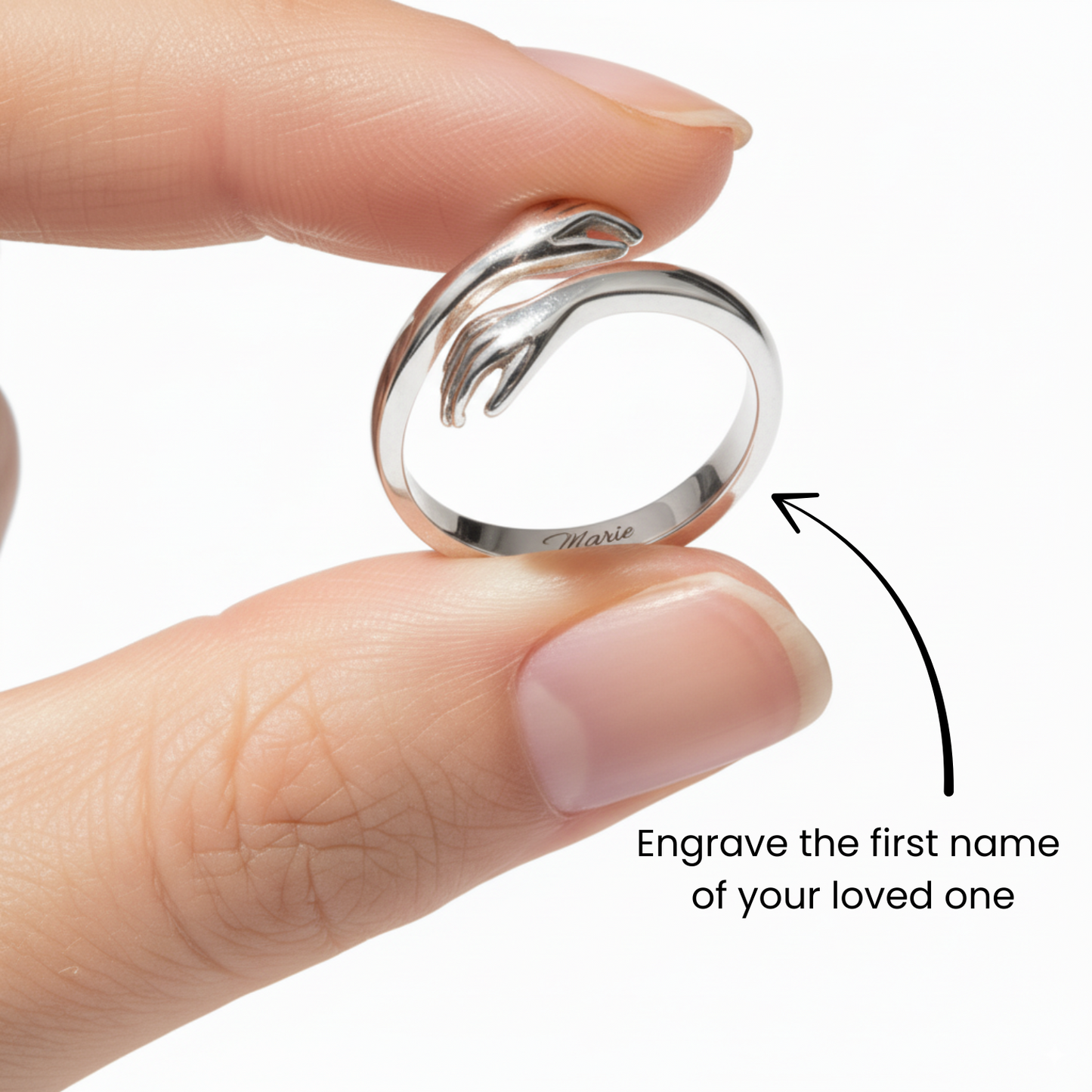 Regulowany pierścionek "Immortal Love"