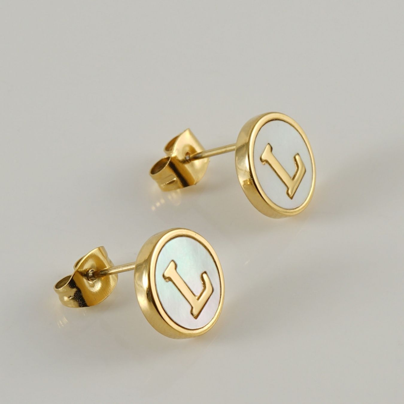 Kolczyki Initial "Vintage"