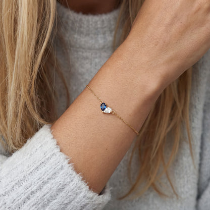 Bransoletka "Twin Hearts"