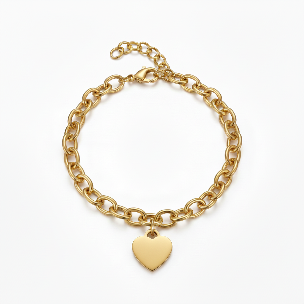 Bransoletka Initial "Custom Hearts"