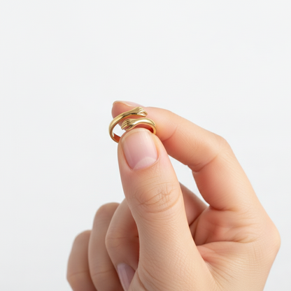 Regulowany pierścionek "Immortal Love"