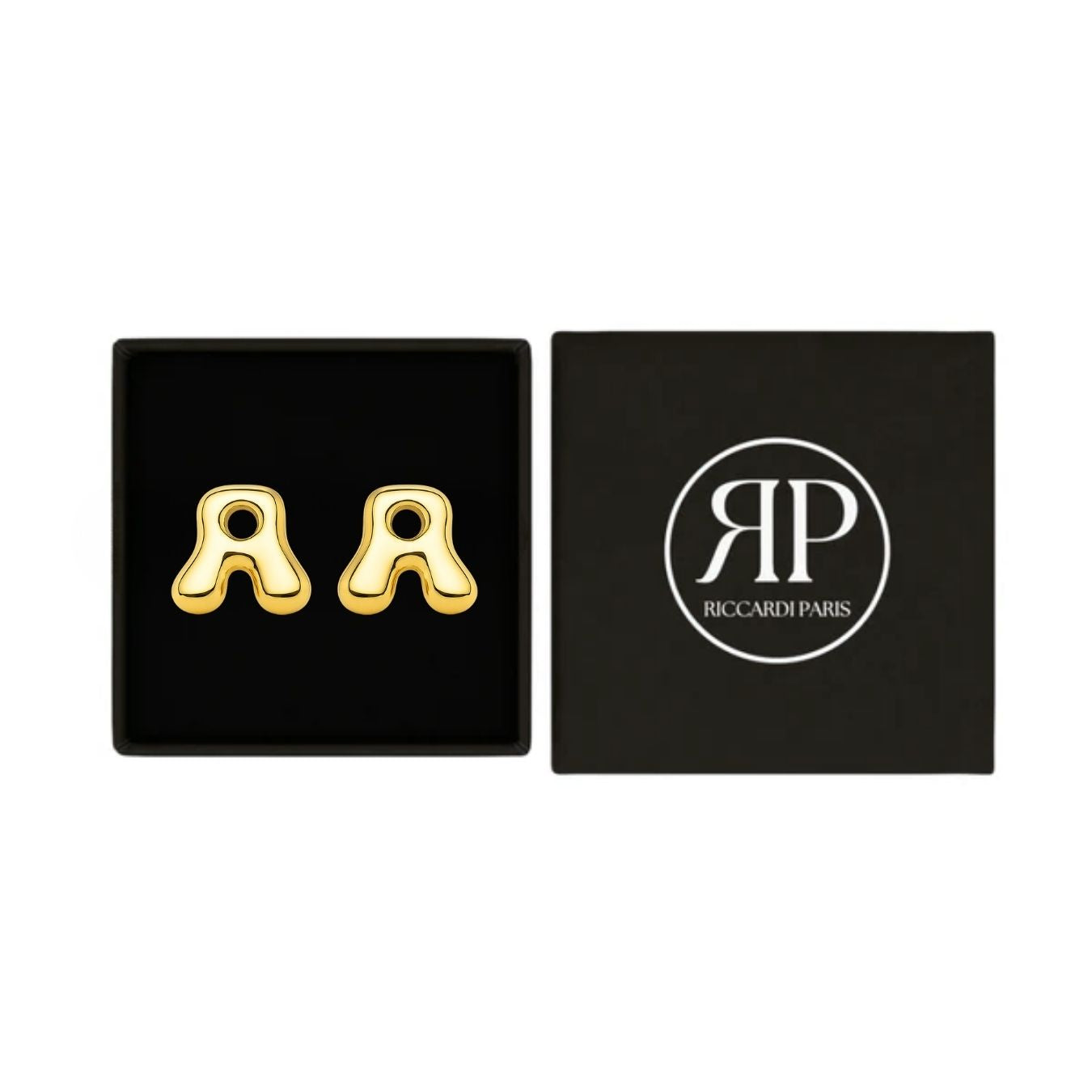 Kolczyki Initial "Luxe Bubble"