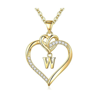 Naszyjnik z literą "Love"