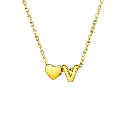 Naszyjnik z literą "Signature"