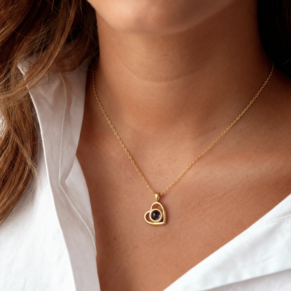 Naszyjnik z projekcją "Serce"