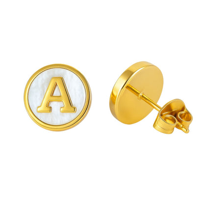 Kolczyki Initial "Vintage"