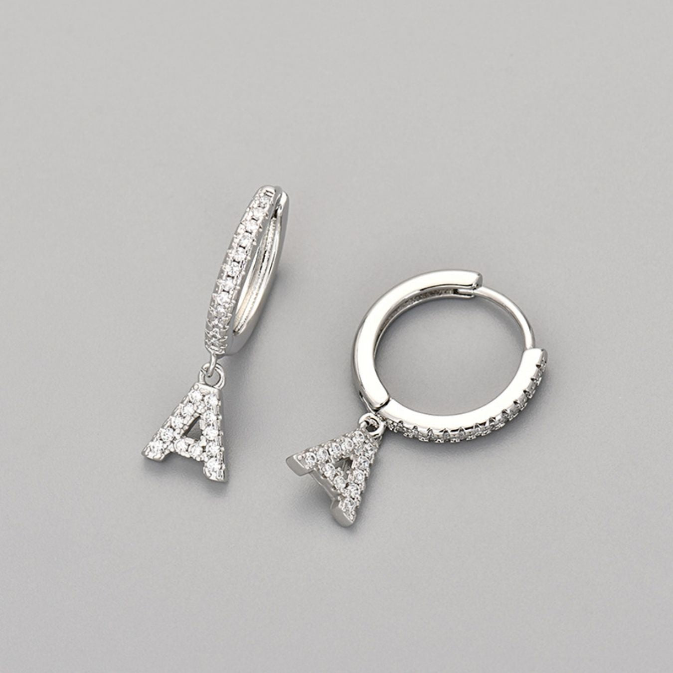 Kolczyki Initial "Crystal"