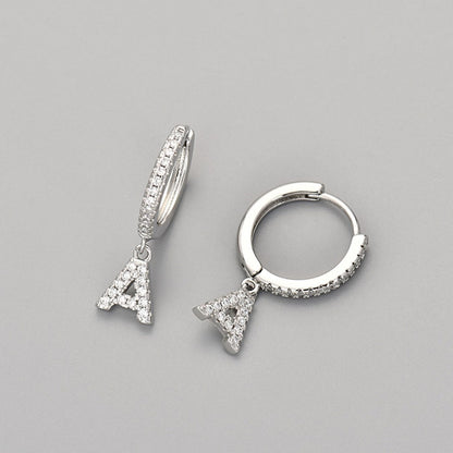 Kolczyki Initial "Crystal"