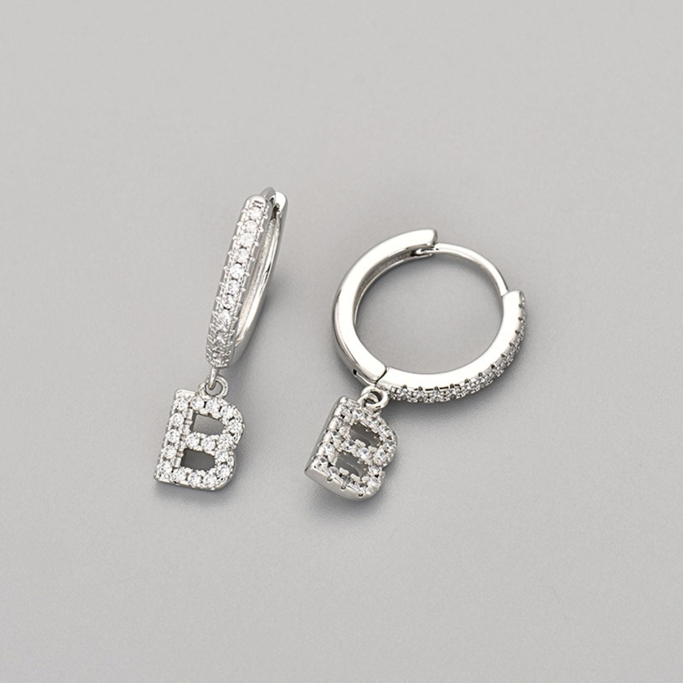 Kolczyki Initial "Crystal"