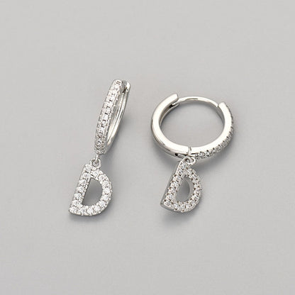 Kolczyki Initial "Crystal"