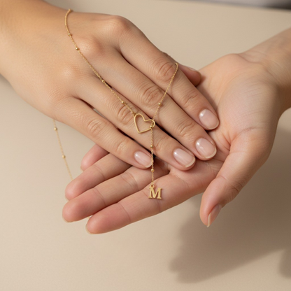 Naszyjnik Initial "In Love"