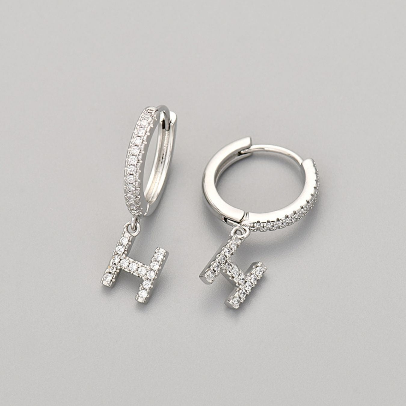 Kolczyki Initial "Crystal"