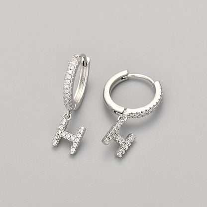 Kolczyki Initial "Crystal"