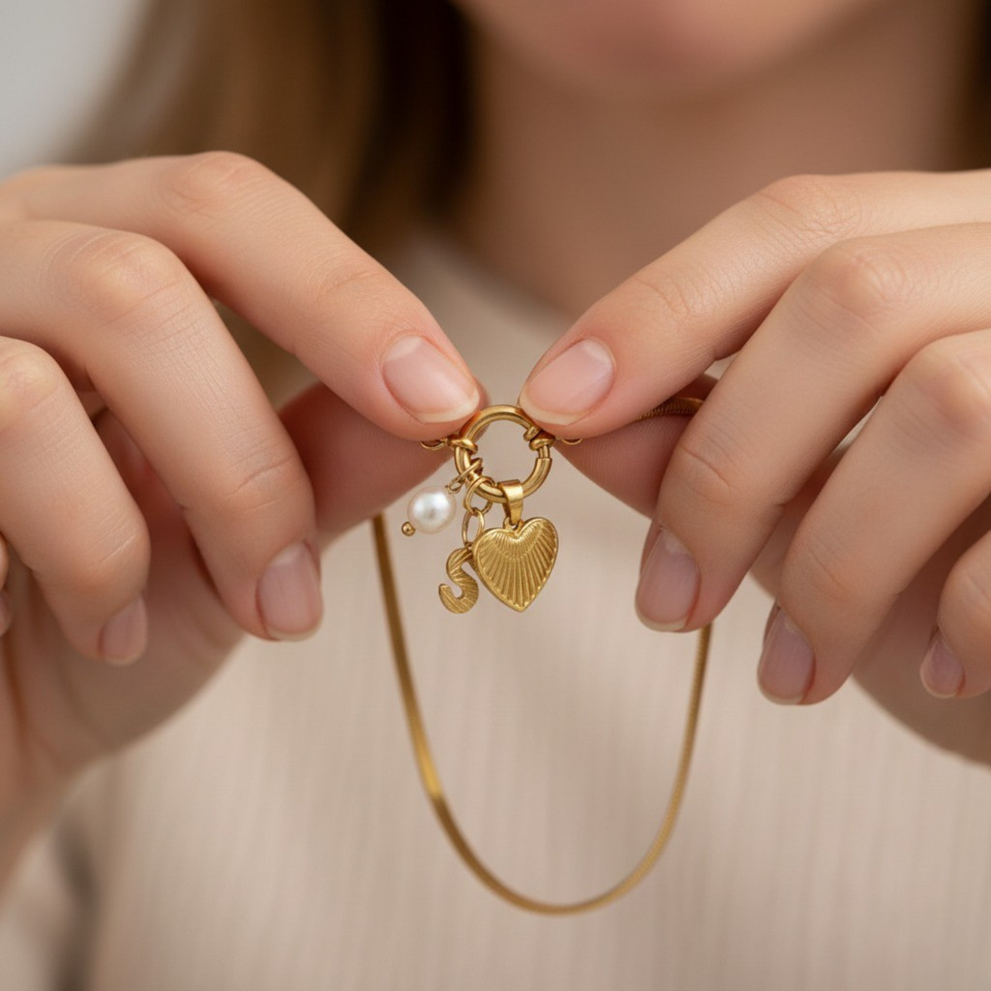 Naszyjnik Initial "Złota Pamiątka"