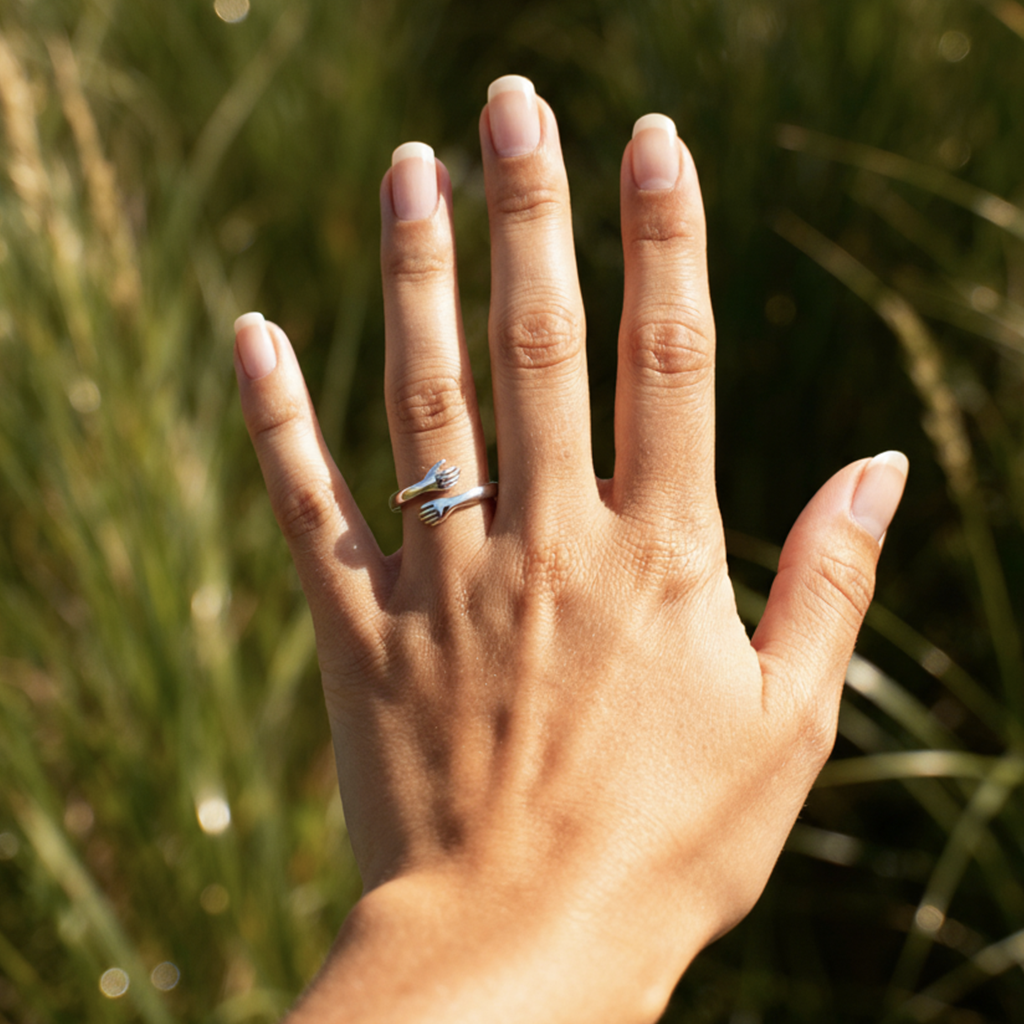 Regulowany pierścionek "Immortal Love"