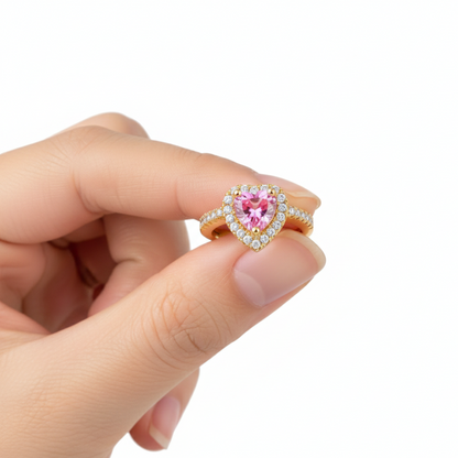 Regulowany pierścionek "Rosalyn"