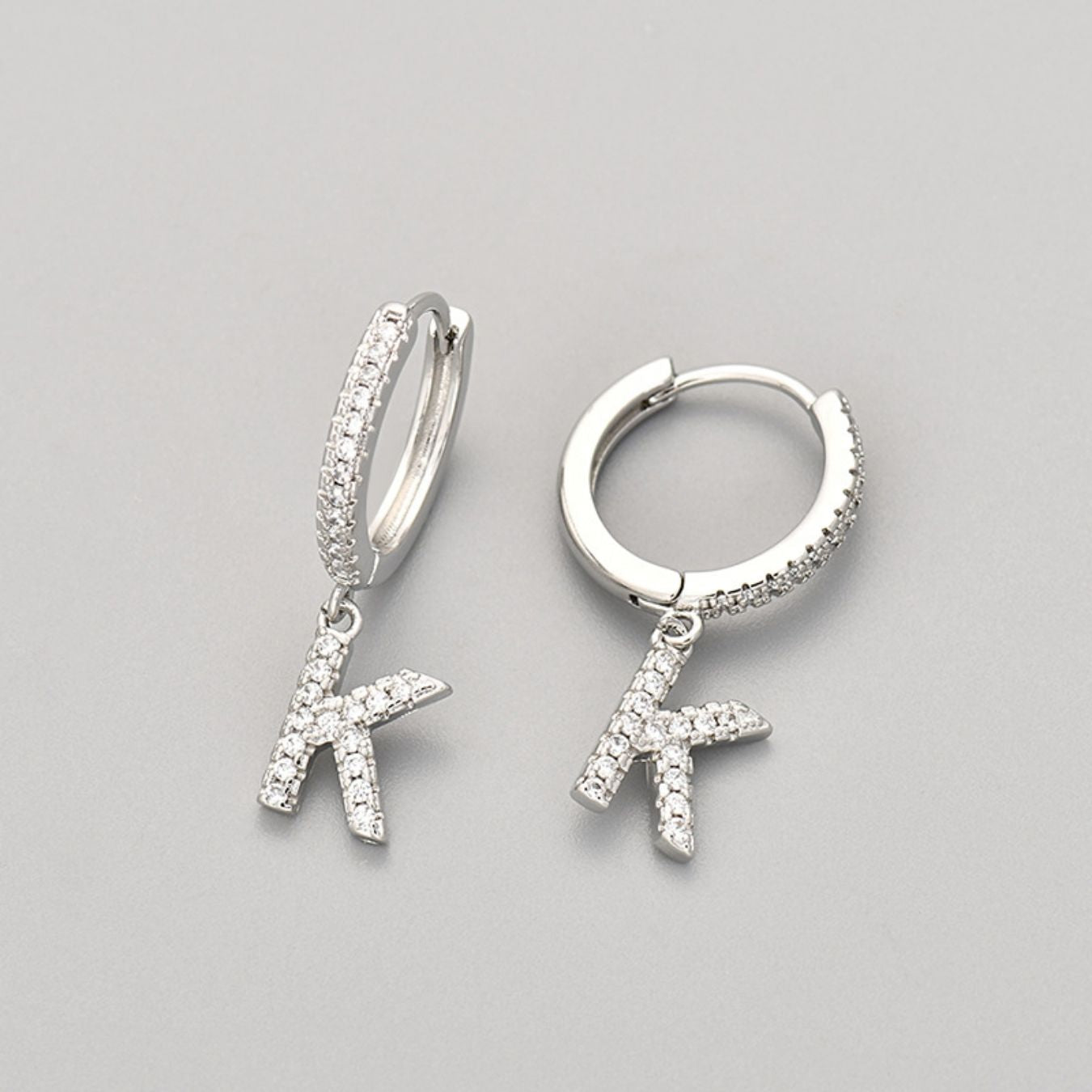 Kolczyki Initial "Crystal"