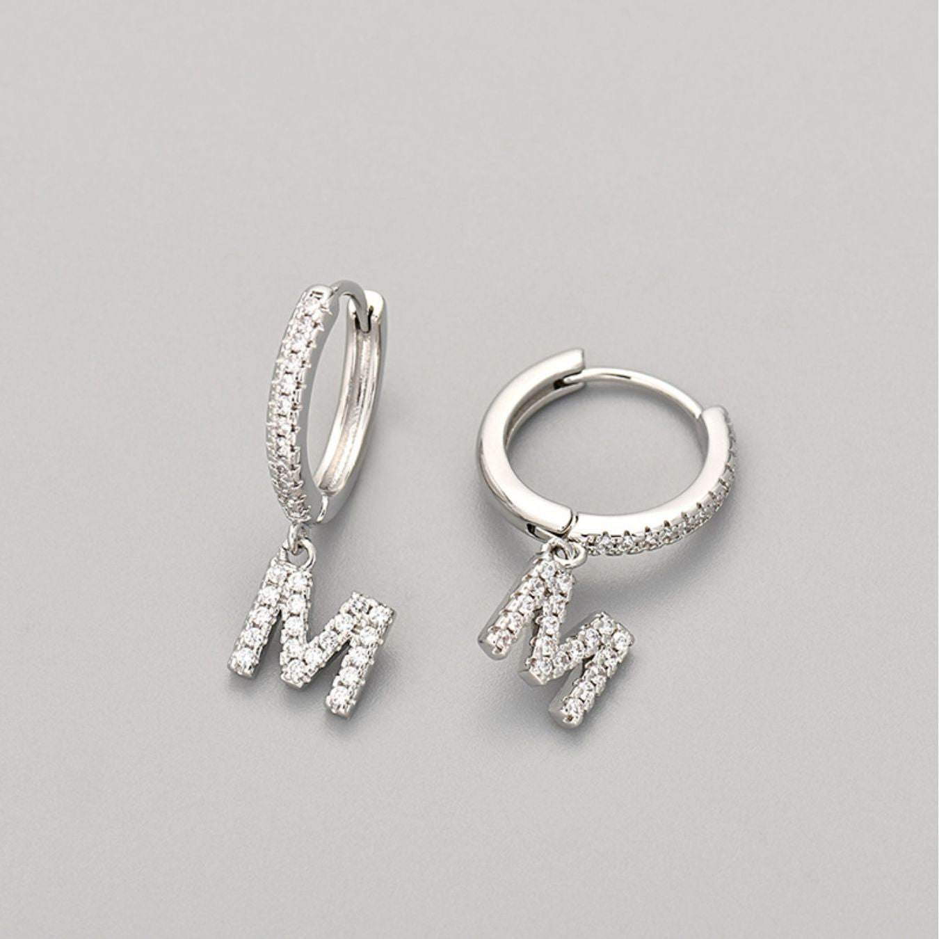 Kolczyki Initial "Crystal"