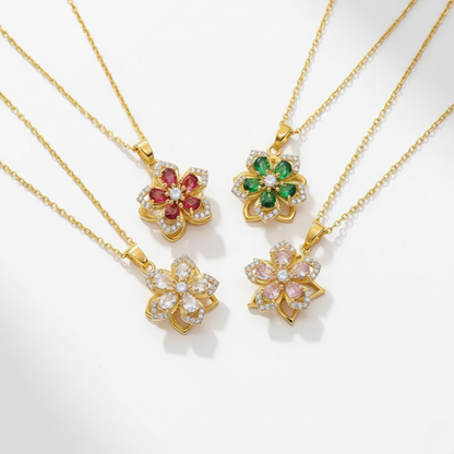 Naszyjnik "Twist & Bloom"