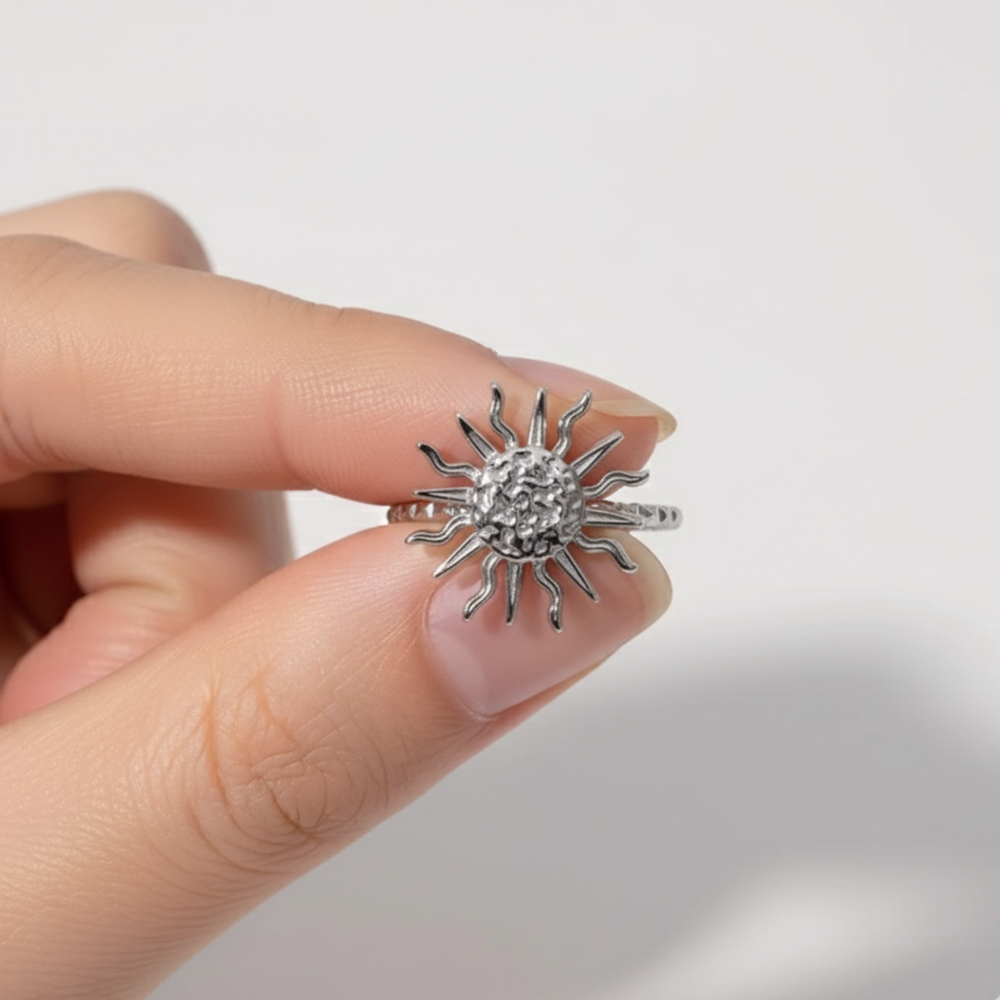 Regulowany pierścionek "Sunshine"