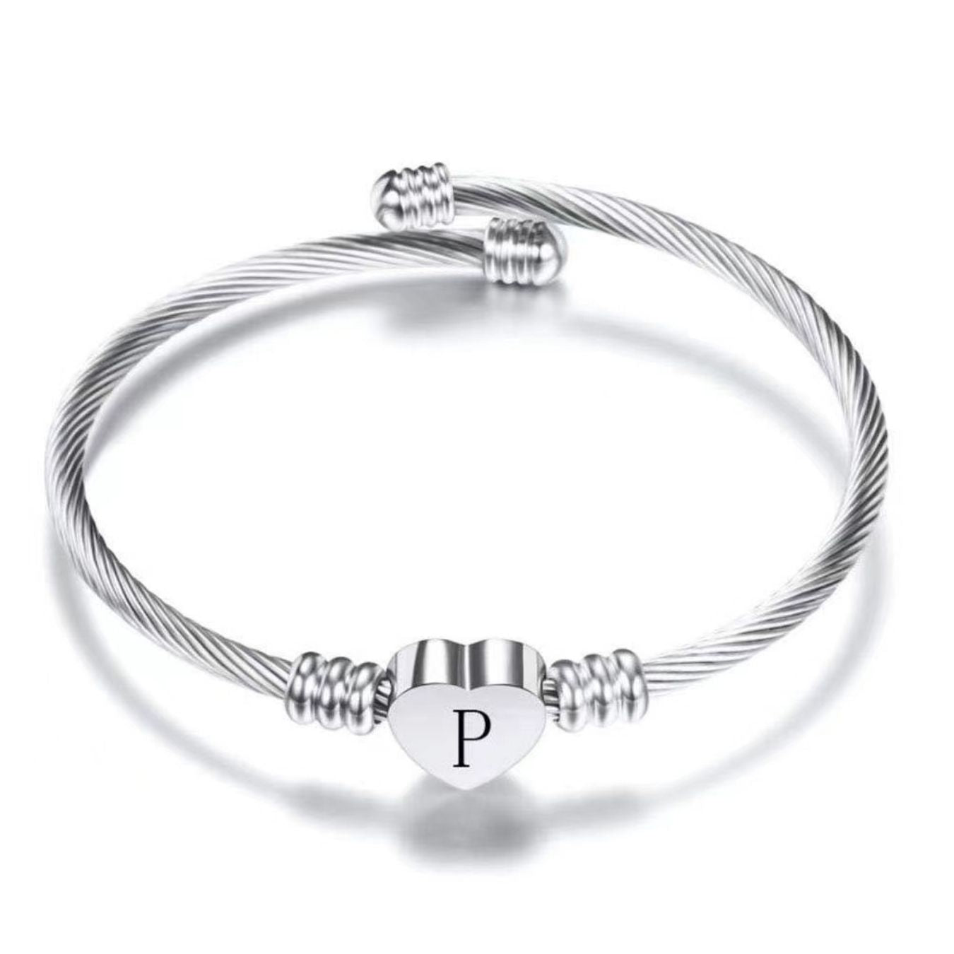 Bransoletka Initial "Heart"