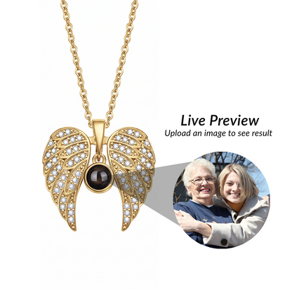 Naszyjnik z projekcją "Mój Anioł"