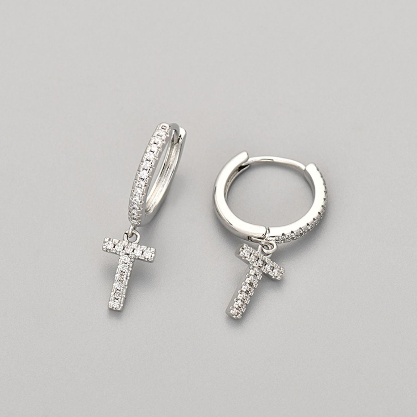 Kolczyki Initial "Crystal"