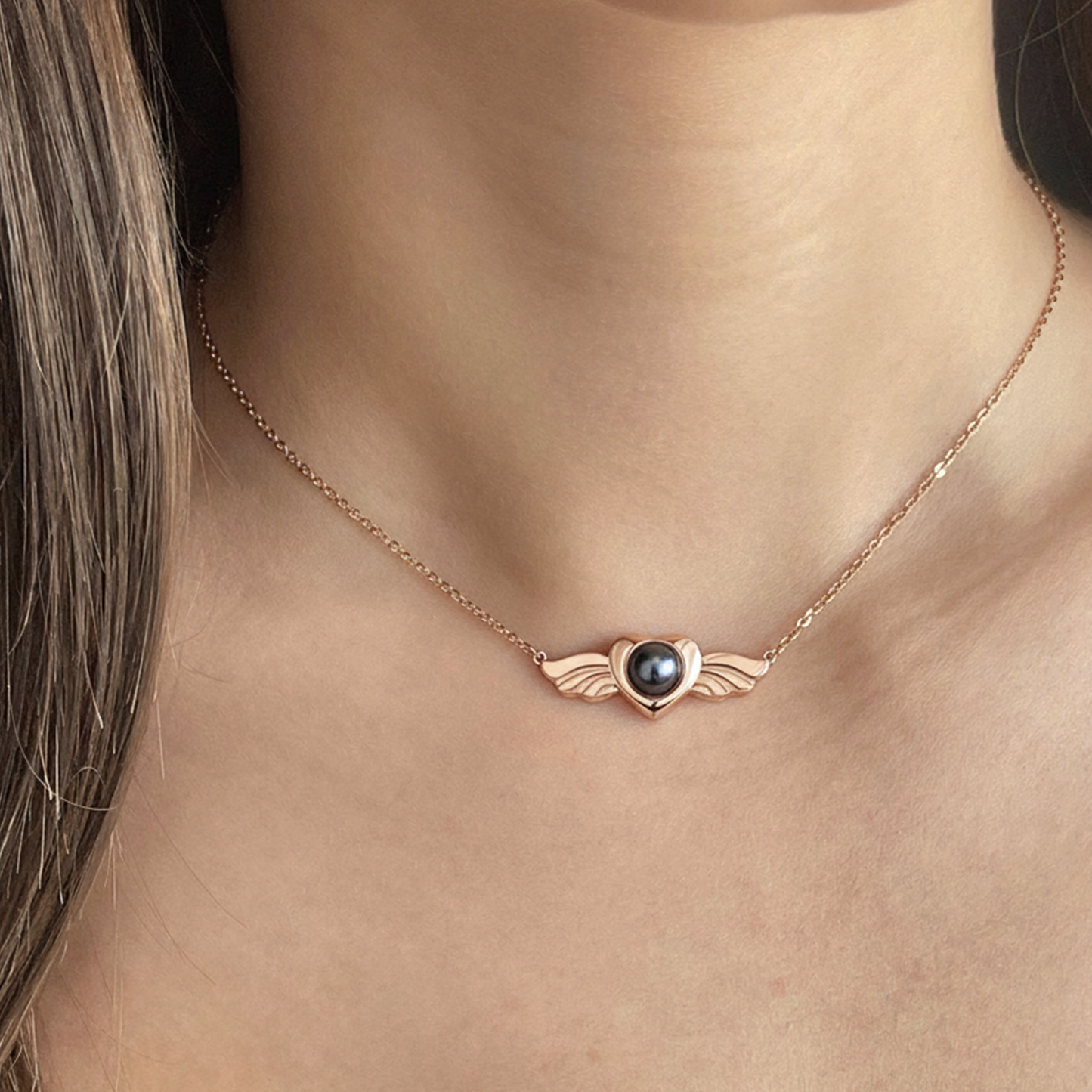 Naszyjnik z projekcją "Uroczy Anioł"