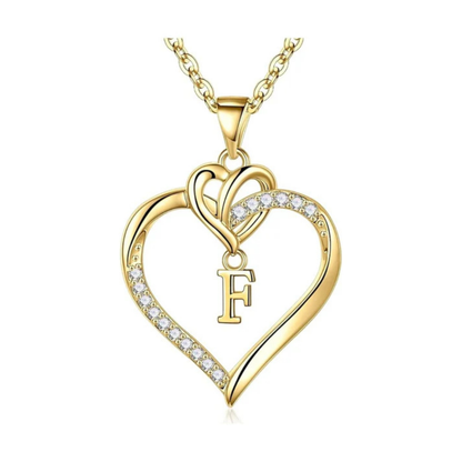 Naszyjnik z literą "Love"