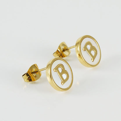 Kolczyki Initial "Vintage"