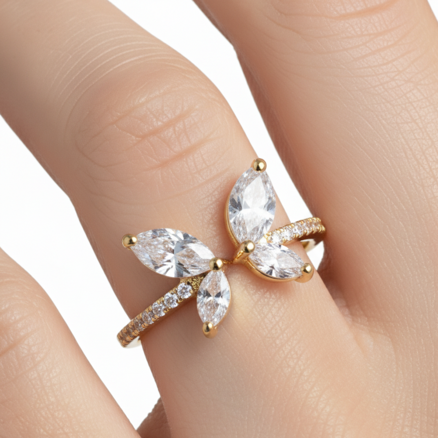 Regulowany pierścionek "Glowfly Ring"