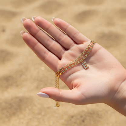 Bransoletka Initial "Sparkle Gold"