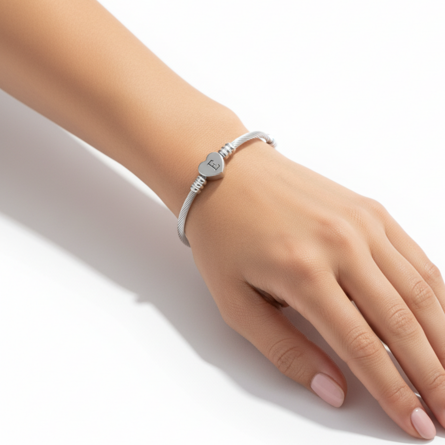 Bransoletka Initial "Heart"