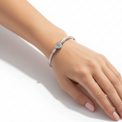 Bransoletka Initial "Heart"