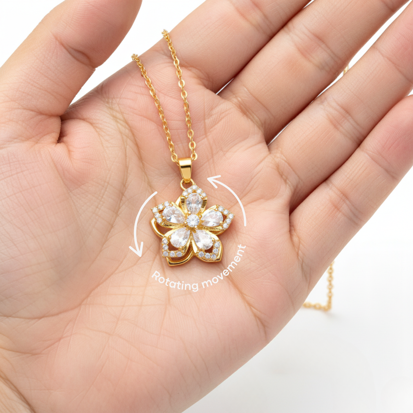 Naszyjnik "Twist & Bloom"