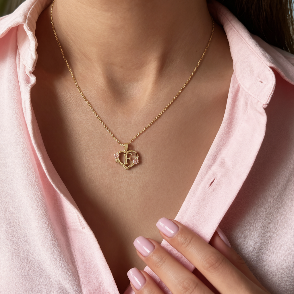 Naszyjnik Initial "Bloom"