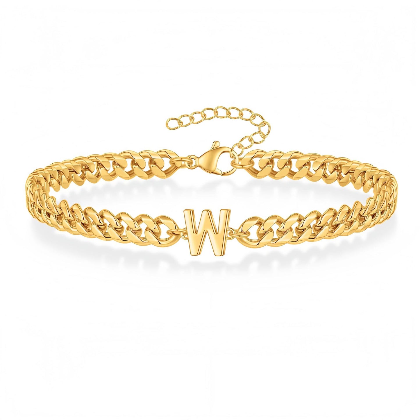 Bransoletka Initial "Curb Letter"