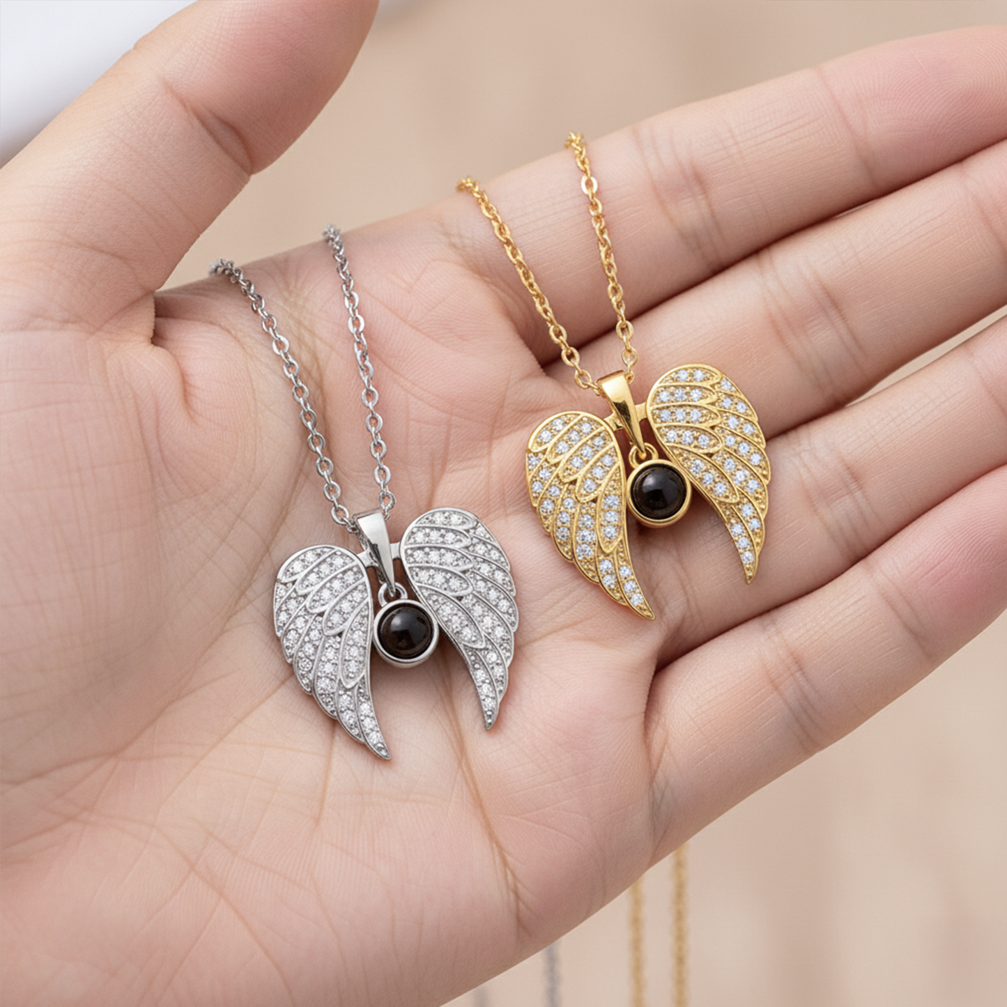 Naszyjnik z projekcją "Mój Anioł"