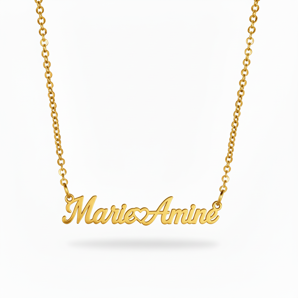 Naszyjnik z imieniem "Infinity Bond"