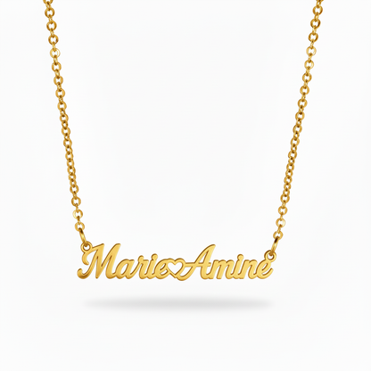 Naszyjnik z imieniem "Infinity Bond"