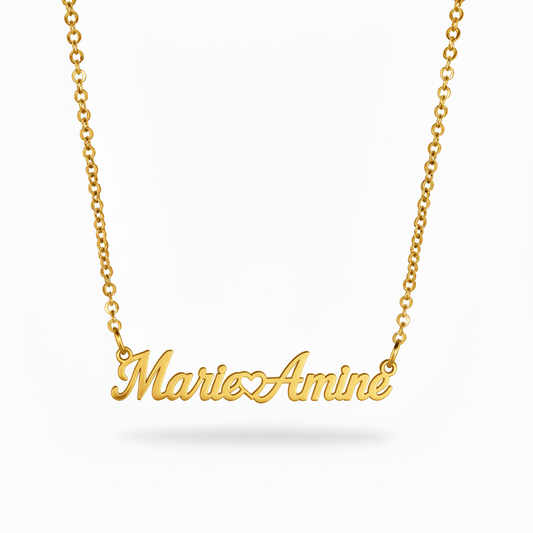 Naszyjnik z imieniem "Infinity Bond"