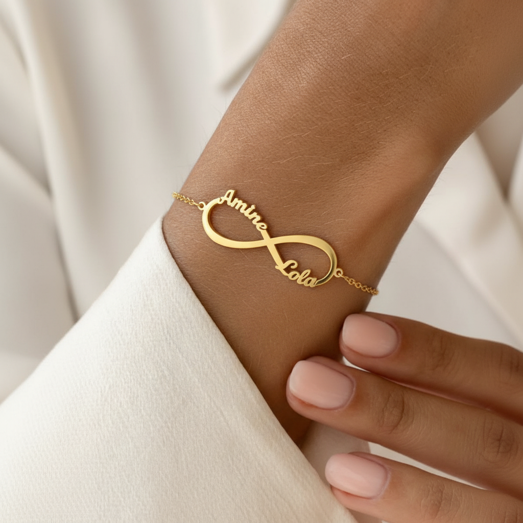 Bransoletka z imieniem "Eternal Bond"