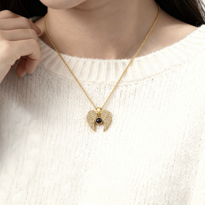 Naszyjnik z projekcją "Mój Anioł"