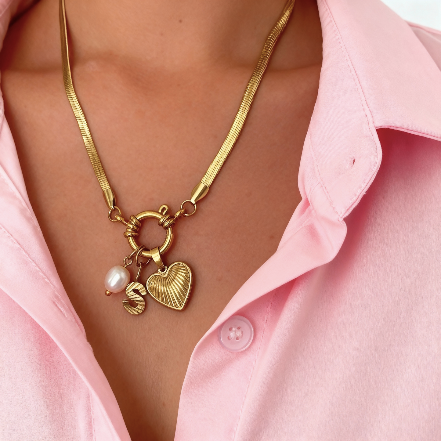 Naszyjnik Initial "Złota Pamiątka"